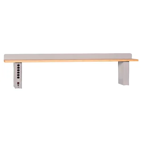 Lista Adjustable Riser W/ Maple Square Edge, 72