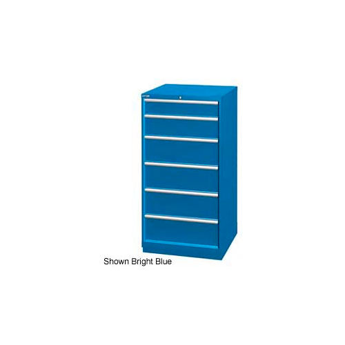 Lista 28-1/4&quot;W Cabinet, 6 Drawer, 37 Compart - Classic Blue, Individual Lock