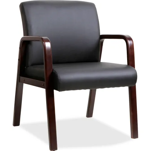 Lorell Guest Chair with Wood Frame - Thumbnail 2