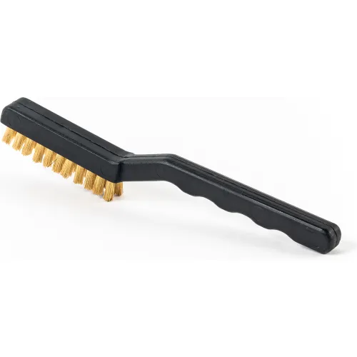 ESD/Antistatic Round Brush: 5 Brush Length, 5 Brush Width, Nylon Bristles