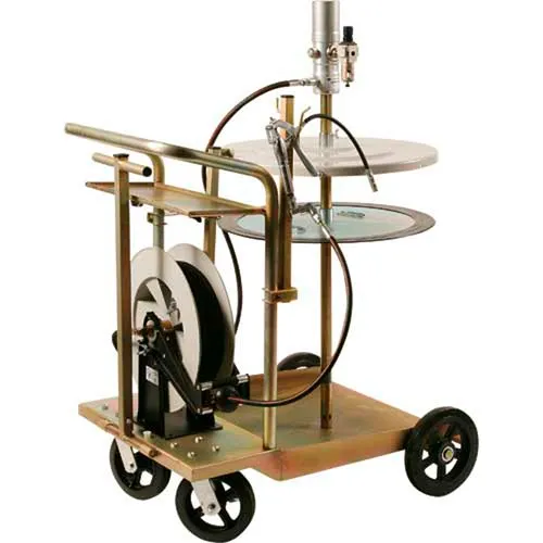 Liquidynamics 13070-S3 Mobile Grease Kit with Heavy Duty Cart & Reel