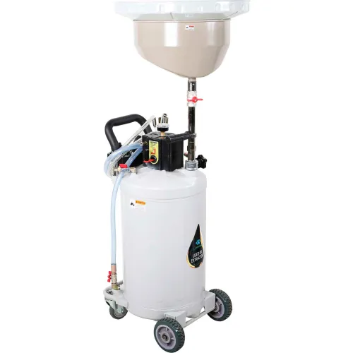 Liquidynamics Fluid Extractor, Oil Drain Combo, 21 Gallon, Air Pressure