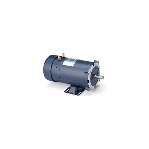 Leeson Motors DC Motor-1 1/2HP, 24V, 1800RPM, TEFC, Rigid C