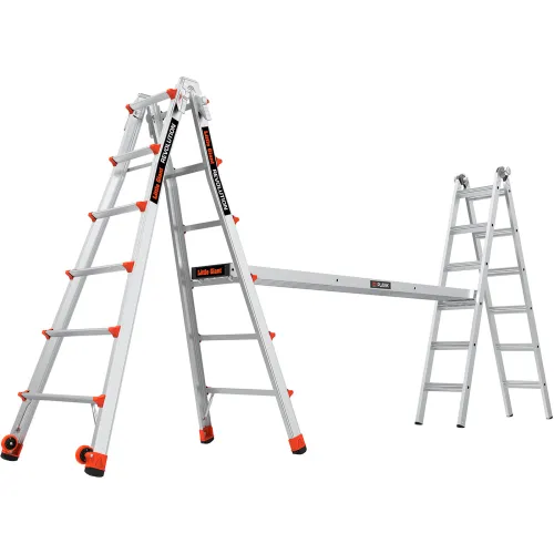 Little Giant® Revolution 2.0 Articulated Extendable Ladder, Aluminum, 6