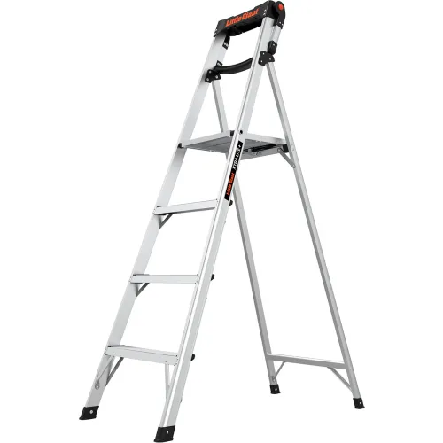 Little Giant® Xtra-Light Plus Step Ladder w Flip-Up Handrail, 6