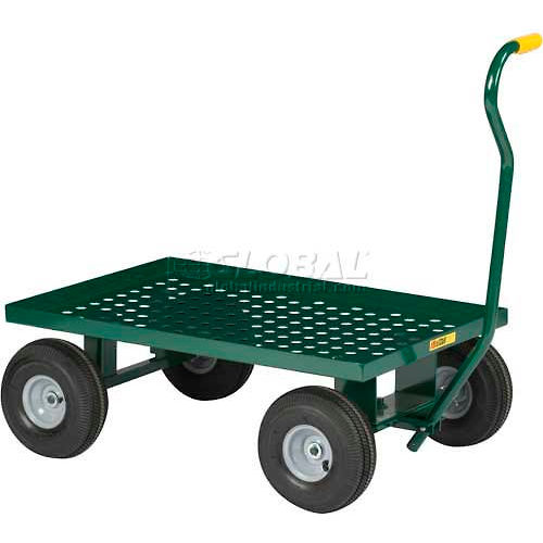 Little Giant® Nursery Wagon LWP-2436-10P-G Perforated Steel - 36 x 24 Deck 1200 Lb. Cap.