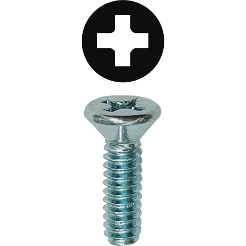 L h dottie phillips flat head machine screw kit 6 32 assorted