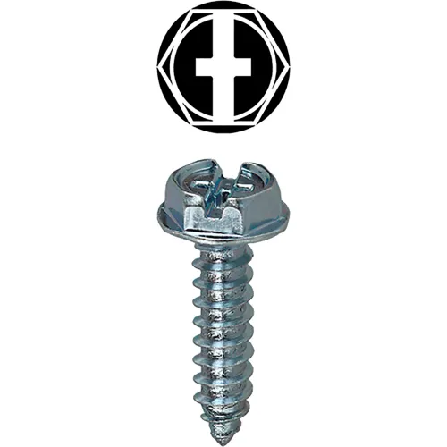 L.H.Dottie® Sheet Metal Screw Kit, Combo Hex Head, Steel, 8, Assorted