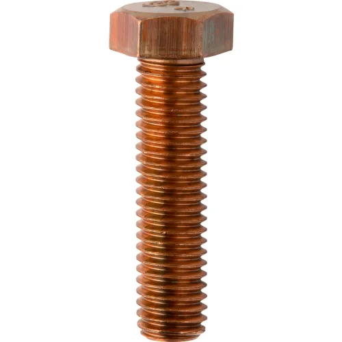 L.H.Dottie® Hex Head Tap Bolt, Silicon Bronze, 1/2"13 x 11/4", 50 Pack