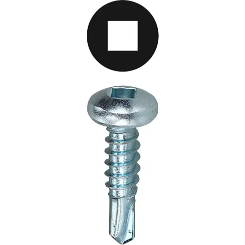 L.H.Dottie® Self Drilling Screw Kit, Square Drive Pan Head, Carbon