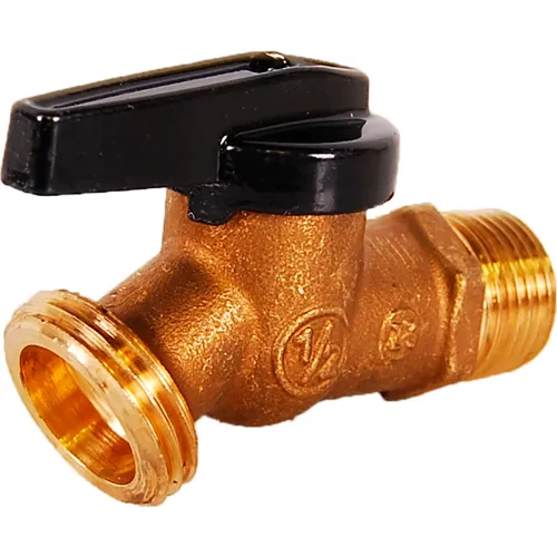 Legend Valve® R-671NL LF Brass 1/4 Turn No-Kink Hose Bibb, 1/2" MNPT