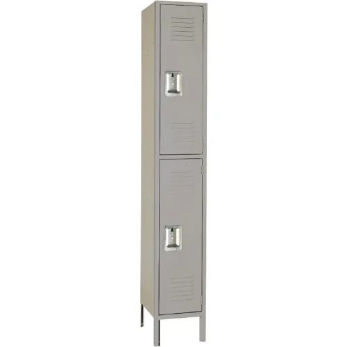 Lyon® 2-Tier 2 Door Locker, Recessed Handle, 12