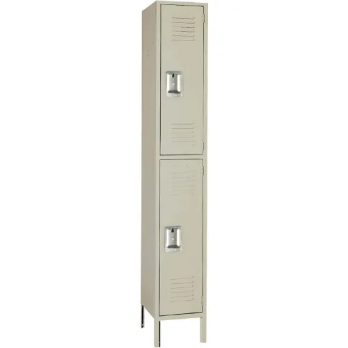 Lyon® 2-Tier 2 Door Locker, Recessed Handle, 12