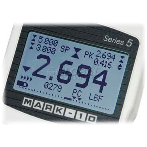 Mark-10® Series 5 Advanced Digital Force Gauge - 200 lbF Capacity