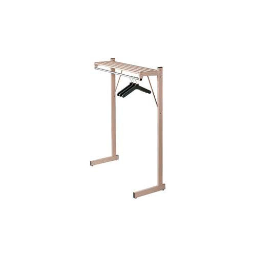 60"W Freestanding Coat Rack, Sandstone