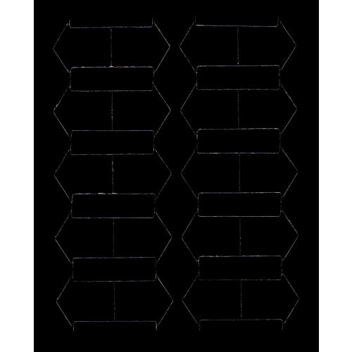 3/4" Black Magnetic Arrows 20/Pk