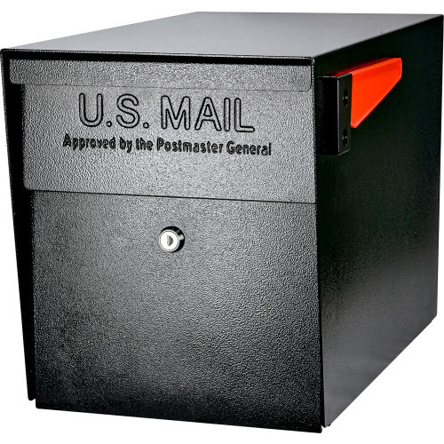 Mail Boss Locking Security Curbside Mailbox Black