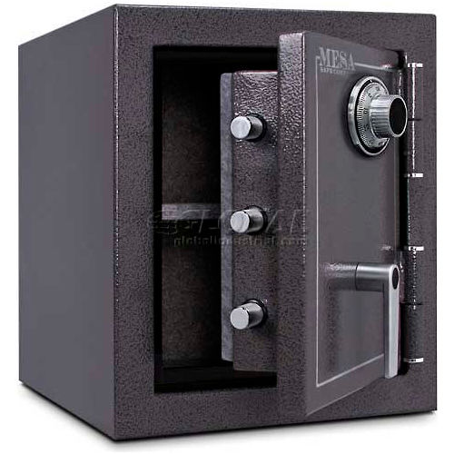 Mesa Safe Burglary & File Safe Cabinet, 2 Hr Factory Fire Rating, Combo Lock, 17-1/4"Wx18-3/4"Dx20"H