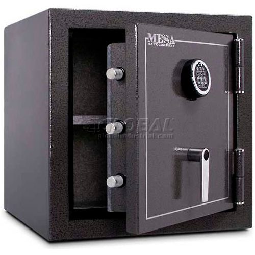 Mesa Safe Burglary & File Safe Cabinet, 2 Hr Factory Fire Rating, Digital Lock, 22"Wx22"Dx22-1/2"H