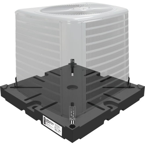 QwikProducts QwikPad® Condenser Pad, 36" x 36", Black