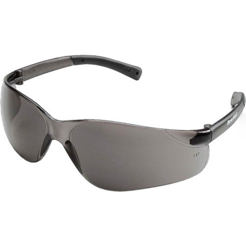 MCR Safety BK112 BearKat Safety Glasses, Wraparound, Gray Lens