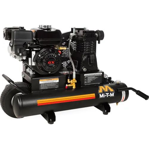 Mi-T-M® Single Stage Air Compressor w/ 196cc Honda GX200 OHV