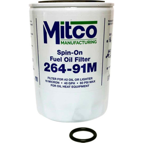 Mitco 264-91m Spin-On Oil Filter, Replacement Element Only, Less Top - Pkg Qty 12