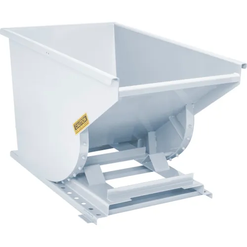 Global Industrial™ Heavy Duty Steel Self Dumping Forklift Hopper, 1 Cu ...