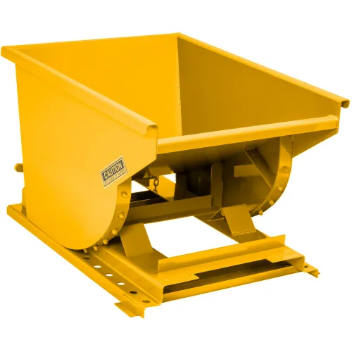 Wright® Light Duty Steel Self Dumping Forklift Hopper, 1/3 Cu. Yd ...