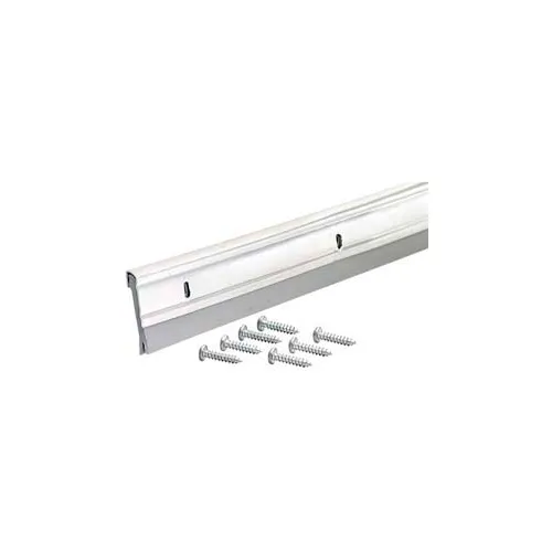 M-D Economy Aluminum & Vinyl Door Sweep, 05629, Silver, 36