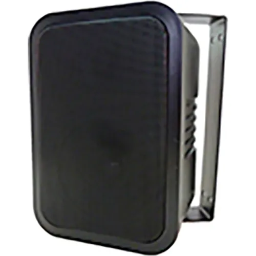 MG Electronics Indoor/Outdoor 4" 2-Way Mini Speaker System, Black