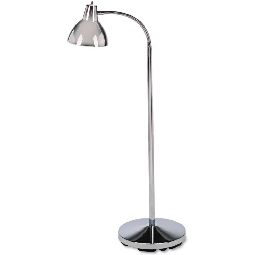 Medline Incandescent Exam Lamp, Gooseneck, ThreeProng, 50" 74"H, Chrome