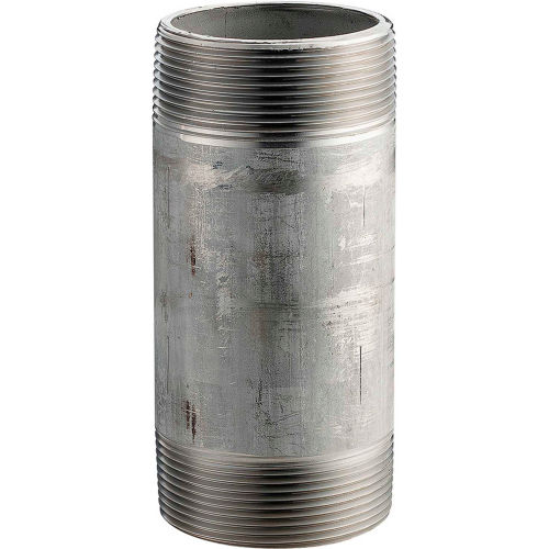 1/2 In. X 2 In. 304 Stainless Steel Pipe Nipple - 16168 PSI - Sch. 40 - Domestic