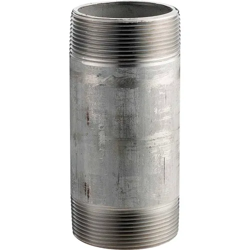 3/4 In. X 2-1/2 In. 304 Stainless Steel Pipe Nipple - 16168 PSI