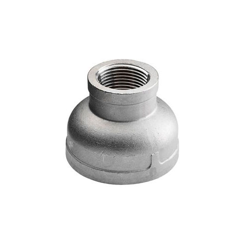 Iso Ss 304 Cast Pipe Fitting Reducing Coupling 4" X 2" Npt Female - Pkg Qty 2