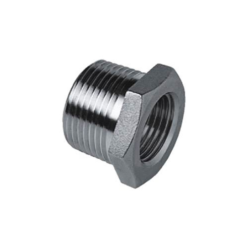 Iso Ss 316 Cast Pipe Fitting Hex Bushing 1/4" X 1/8" Npt Male X Female - Pkg Qty 100
