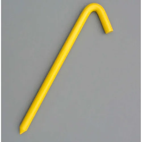 12" Hook Stake, Yellow