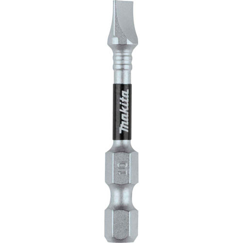Makita® Impact XPS™ #10 Slotted 2" Power Bit, Matte Nickel, 5/Pack
