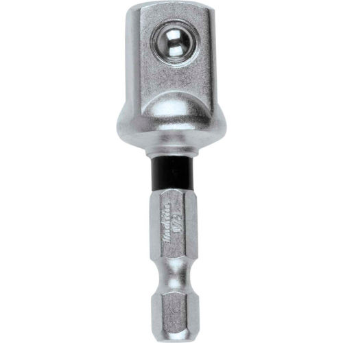 Makita® Impact XPS™ 1/2" Square 2" Socket Adapter, Retention Ball, Matte Nickel