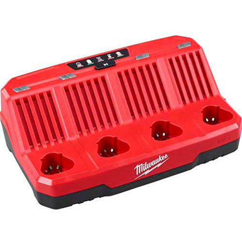 Milwaukee&#174; 48-59-1204 M12&#153; Four Bay Sequential Charger