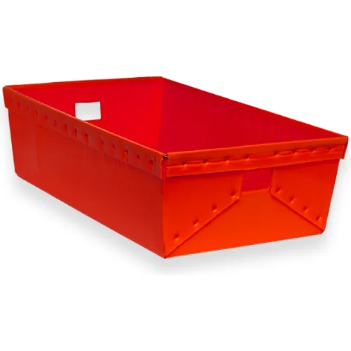 Minnesota Diversified Corrugated Plastic Nestable Tote, 30-5/8