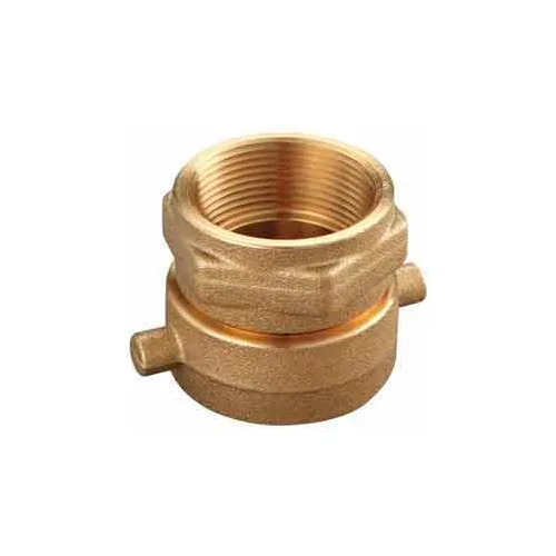 Fire Hose Double Female Solid Adapter - 1-1/2 In. NH X 1-1/2 In.