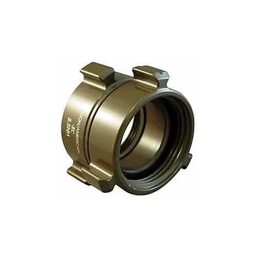 Fire Hose Double Female Swivel Adapter - 1-1/2 NH X 1-1/2 NPSH - Aluminum