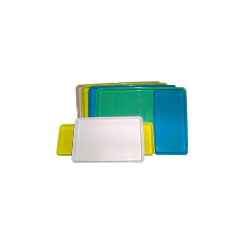 Molded Fiberglass Color Coded Display Tray 334008 -12&quot;W X 18&quot;L, Pkg Qty 12, Blue - Pkg Qty 12