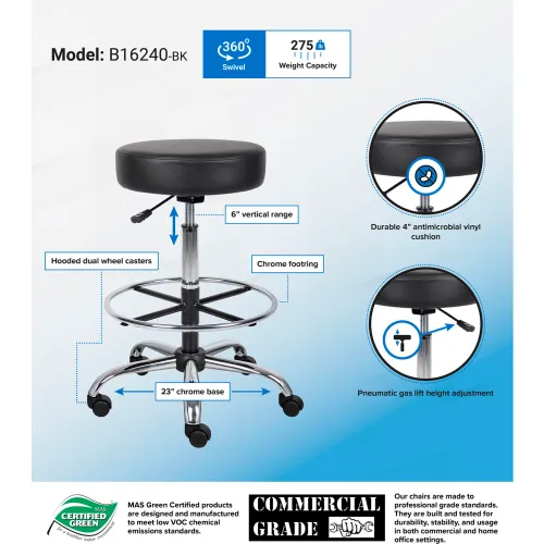 Boss discount medical stool