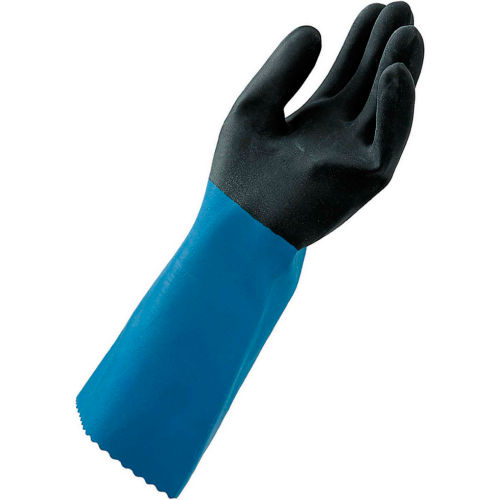 MAPA&#174; NL52 Stanzoil&#174; Neoprene Gloves, 14&quot; L, Medium Weight, 1 Pair, Size 11, 337421