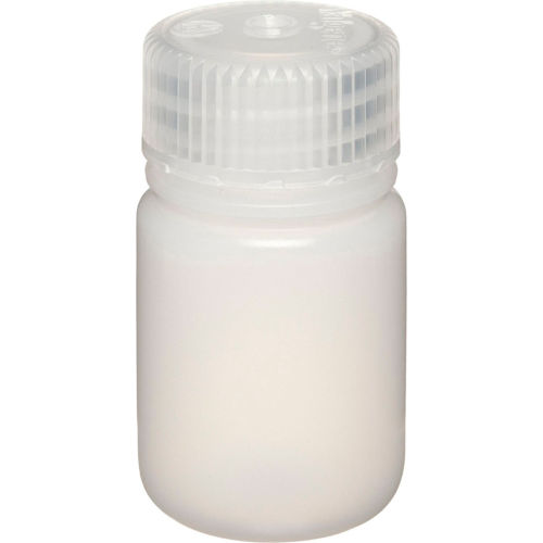 Thermo Scientific Nalgene™ Wide-Mouth HDPE Economy Bottles with Closure, 30mL, Case of 72