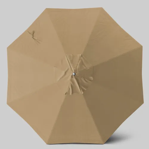 linen patio umbrella 4M Classic Cantilever Umbrella/Tent plated adjustable push button tilt and crank handle lift Grosfillex Commercial Grade WindMaster Umbrellas