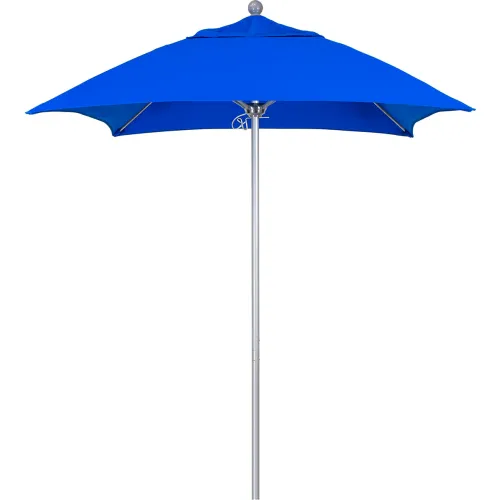 6 foot patio umbrella pole California Umbrella Grove Series 6 Foot Square Hardwood Market Umbrella  with Push Lift