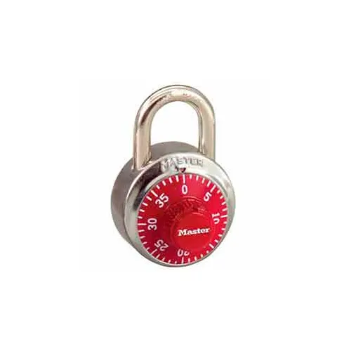 Master Lock® No. 1502 Combination Padlock 3/4 Shackle - Pkg Qty 5